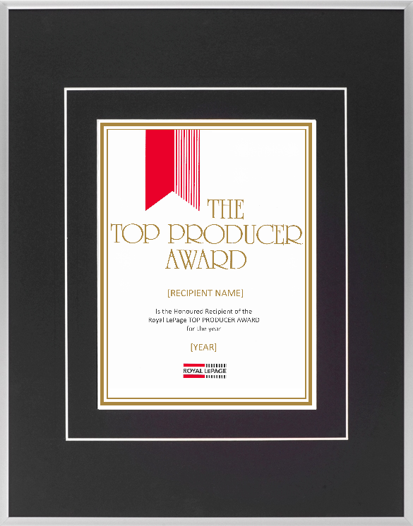 The Top Producer Award